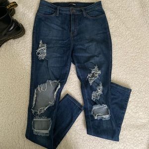 Fashion nova distressed jeans